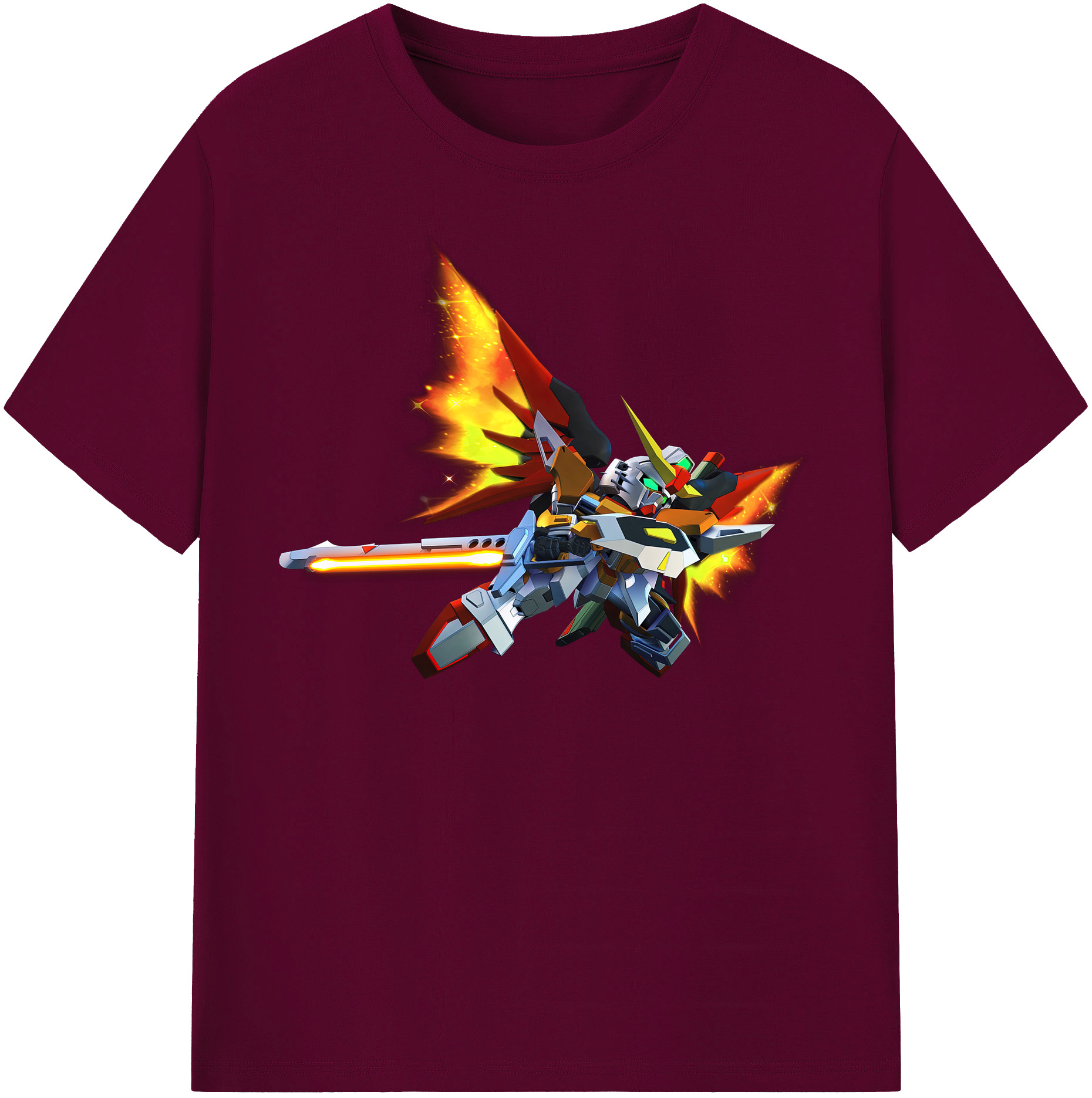 （画像用） 機動戦士ガンダム Mobile Suit Gundam レディースカジュアルプリントTシャツ（綿100％）